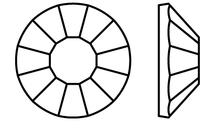 Kleurenpakket Black &amp; White - Small (SS6 en SS10) - Premium DMC kwaliteit Hotfix tekening