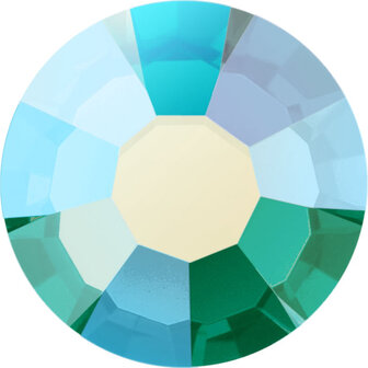 Green Tourmaline AB HF 50020 (SS34) - Preciosa hotfix steentjes Chaton Rose Maxima 