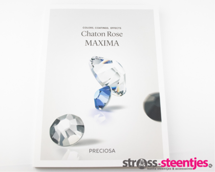 Kleurenkaart Preciosa Chaton Rose Maxima (karton) voorkant