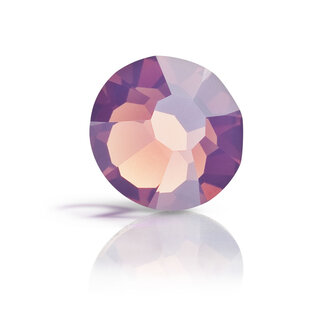 Amethyst Opal HF 21110 - Preciosa hotfix steentjes Chaton Rose Maxima SS10 zijaanzicht