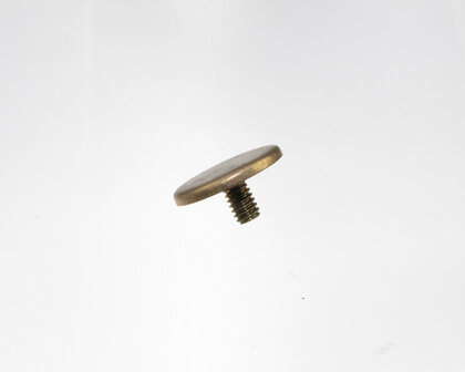 Hotfix applicator opzetstukje flat 19 mm zijaanzicht met logo