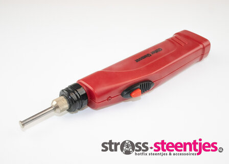 Hotfix Reis Applicator op batterijen met logo