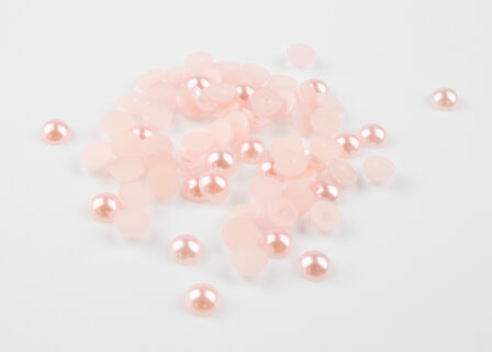 Non-Hotfix Parels Licht Roze 7 mm (SS34) per 10 gram (ca. 110 stuks)
