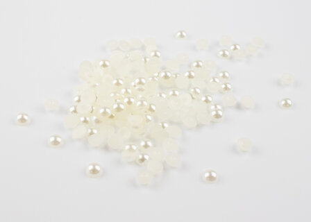 Non-Hotfix Parels Cr&egrave;me 5 mm (SS20) per 10 gram (ca. 280 stuks)