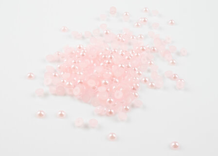 Non-Hotfix Parels Licht Roze 4 mm (SS16) per 10 gram (ca. 570 stuks)