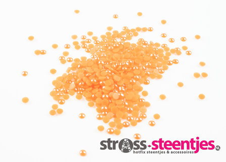 Hotfix Ceramic Parels Kleur Oranje 3 mm (SS12)  (ca. 840 stuks) met logo