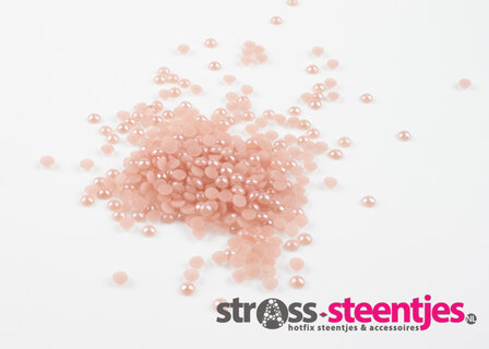 Hotfix Ceramic Parels Kleur Licht Roze 3 mm (SS12)  (ca. 840 stuks) met logo
