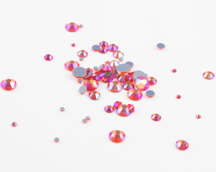 Orange AB (Hyacinth AB) SS 10 Superior Glamour Hotfix steentjes (per 144 stuks)
