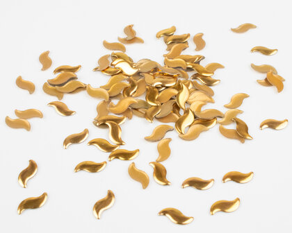 Hotfix Nailheads Kleur Goud blaadjes (ca. 200 stuks)