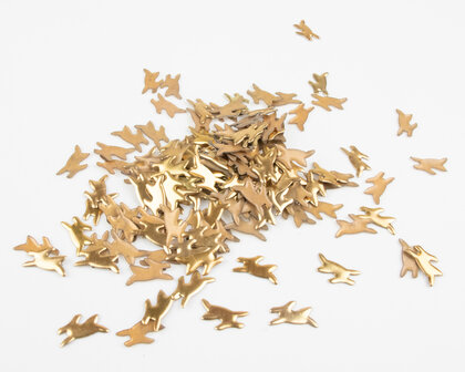 Hotfix Nailheads Kleur Goud hond (ca. 130 stuks)
