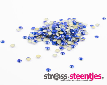 Hotfix Rhinestuds SS 10 Kleur Blauw (ca. 1450 stuks) met logo