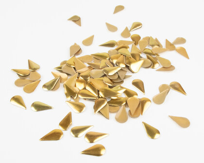 Hotfix Nailheads Kleur Goud druppel (ca. 100 stuks)