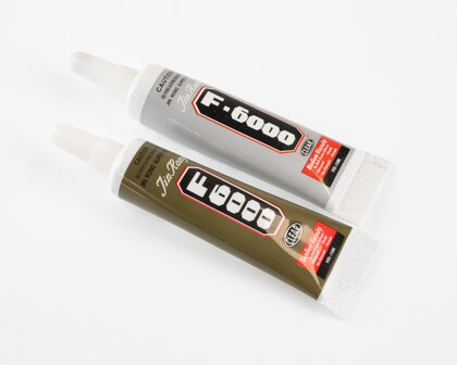 F6000 lijm 15 ml. met naaldafsluiting (groene tube)