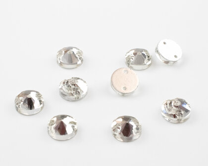 Naaistenen Rivoli Crystal (8mm) zonder logo