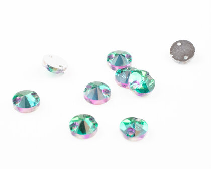 Naaistenen Rivoli Green Volcanic (8mm) zonder logo