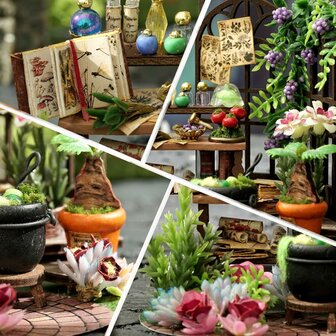 Dream Bottle Series - Magic Garden - Mini Dollhouse details