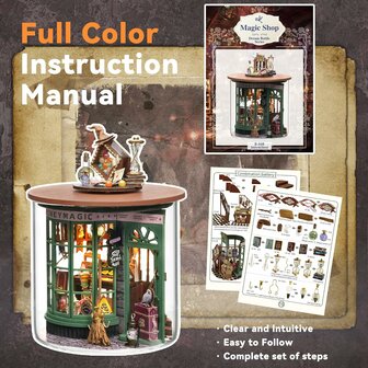 Dream Bottle Series - Magic Shop - Mini Dollhouse handleiding