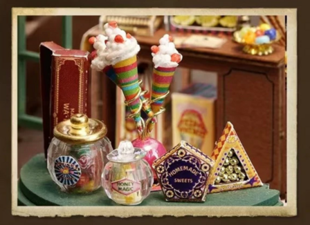 Dream Bottle Series - Magic Shop - Mini Dollhouse detail snoep