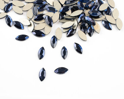 Navette 8 mm Montana Non hotfix Rhinestones figuren Superior Glamour 