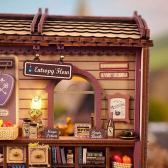 Mini Dollhouse - Huifkar - Entropy&#039;s Flow detail zijkant