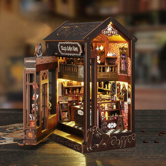 Book Nook - mini 3D wereld - Maggic Coffee met verlichting