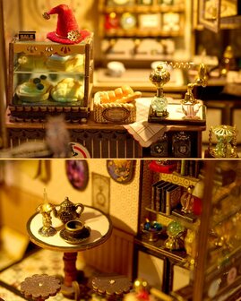 Mini Dollhouse - Shop - Magic Coffee Shop Star Punch detailfoto interieur