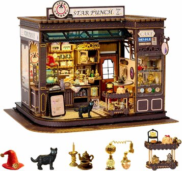 Mini Dollhouse - Shop - Magic Coffee Shop Star Punch met onderdeeltjes