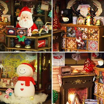 Mini Dollhouse - Shop - Christmas Wonderland details