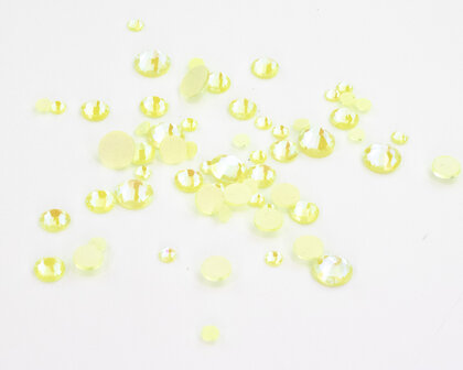Neon Glitter Yellow SS 20 Superior Glamour Hotfix steentjes (per 144 stuks)