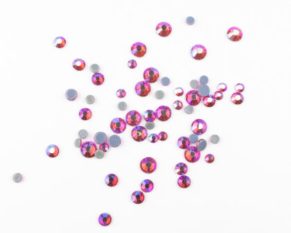 Rose AB SS 6 Superior Glamour Hotfix steentjes (per 144 stuks) bovenaanzicht