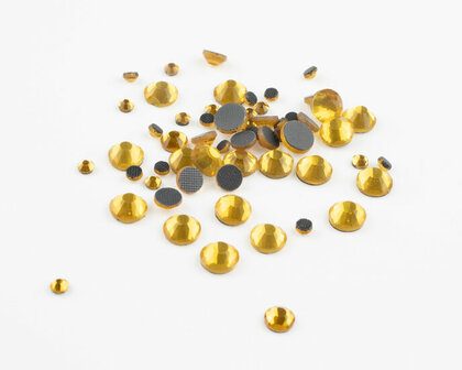 Topaz SS 16 Premium DMC kwaliteit Hotfix steentjes