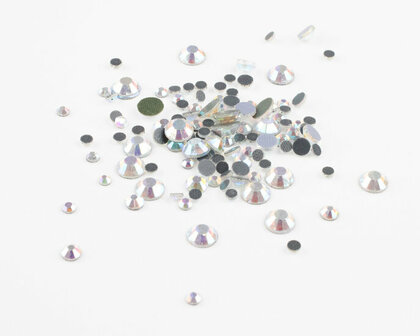 Crystal AB SS 16 Premium DMC kwaliteit Hotfix steentjes