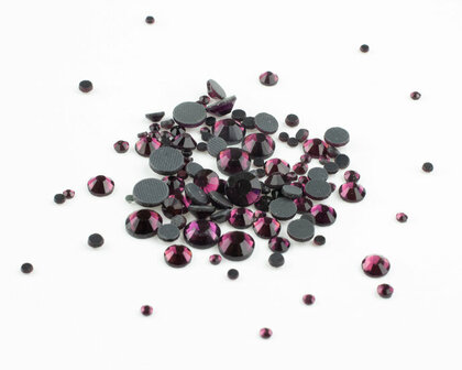 Amethyst SS 6 Premium DMC kwaliteit Hotfix steentjes