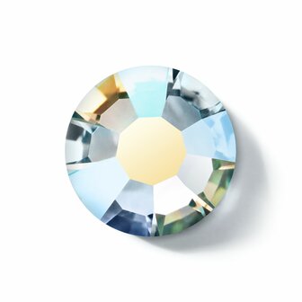 Silver Aquamarine AB HF 60001 (SS12) - Preciosa hotfix steentjes Chaton Rose Maxima 3