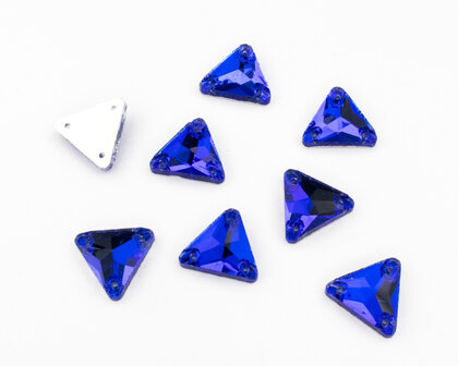 Naaistenen Triangle Cobalt (12mm) per 8 stuks