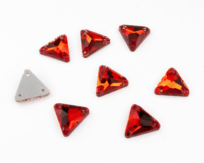 Naaistenen Triangle Light Siam (12mm) per 8 stuks