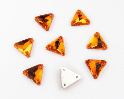 Naaistenen Triangle Orange (12mm) per 8 stuks