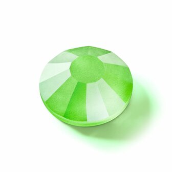Crystal Neon Green HF 00030 (SS12) - Preciosa hotfix steentjes Chaton Rose Maxima (Neon Glow in the Dark)