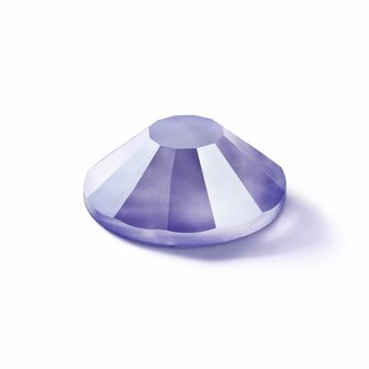 Crystal Neon Violet HF 00030 (SS20) - Preciosa hotfix steentjes Chaton Rose Maxima (Neon Glow in the Dark) zijaanzicht