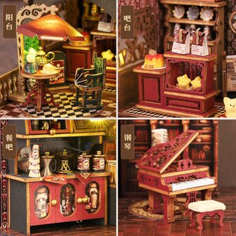 Mini Dollhouse - Shop - Letter Coffee