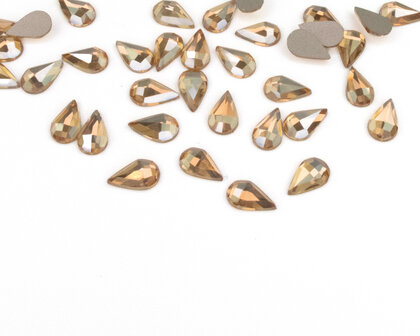 Druppel 5x8 mm Shadow Non hotfix Rhinestones figuren Superior Glamour (5009)SHA