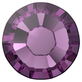 Amethyst (204) SS8 - Swarovski Xilion Rose 2038 Hotfix Flatback per 144 stuks
