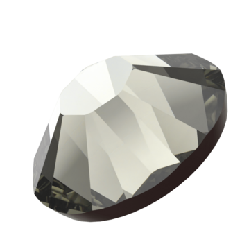 Black Diamond (215) SS6 - Swarovski Xilion Rose 2038 Hotfix Flatback per 144 stuks