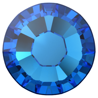 Capri Blue (243) SS6 - Swarovski Xilion Rose 2038 Hotfix Flatback per 144 stuks