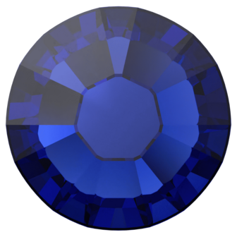 Cobalt (369) SS8 - Swarovski Xilion Rose 2038 Hotfix Flatback per 144 stuks