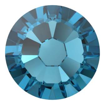 Indicolite (379) SS8 - Swarovski Xilion Rose 2038 Hotfix Flatback per 144 stuks