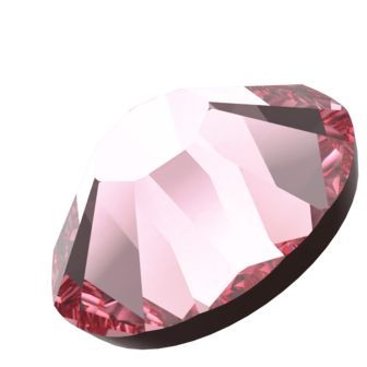 Light Rose (223) SS8 - Swarovski Xilion Rose 2038 Hotfix Flatback per 144 stuks
