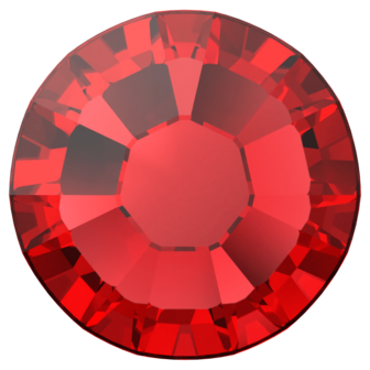 Light Siam (227) SS6 - Swarovski Xilion Rose 2038 Hotfix Flatback per 144 stuks