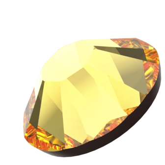 Light Topaz (226) SS6 - Swarovski Xilion Rose 2038 Hotfix Flatback per 144 stuks