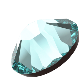 Light Turquoise (263) SS6 - Swarovski Xilion Rose 2038 Hotfix Flatback per 144 stuks